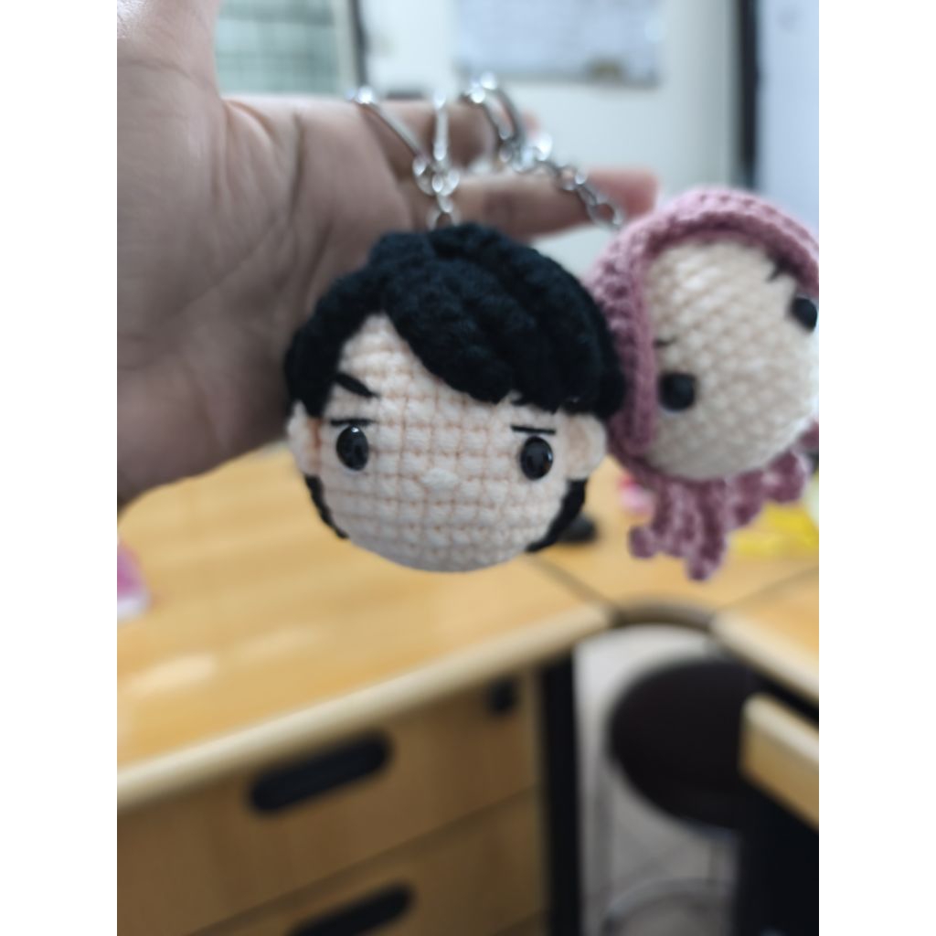 Jual Keychain Rajut Saja Boys / Amigurumi Saja boys / Ganci Rajut Saja ...