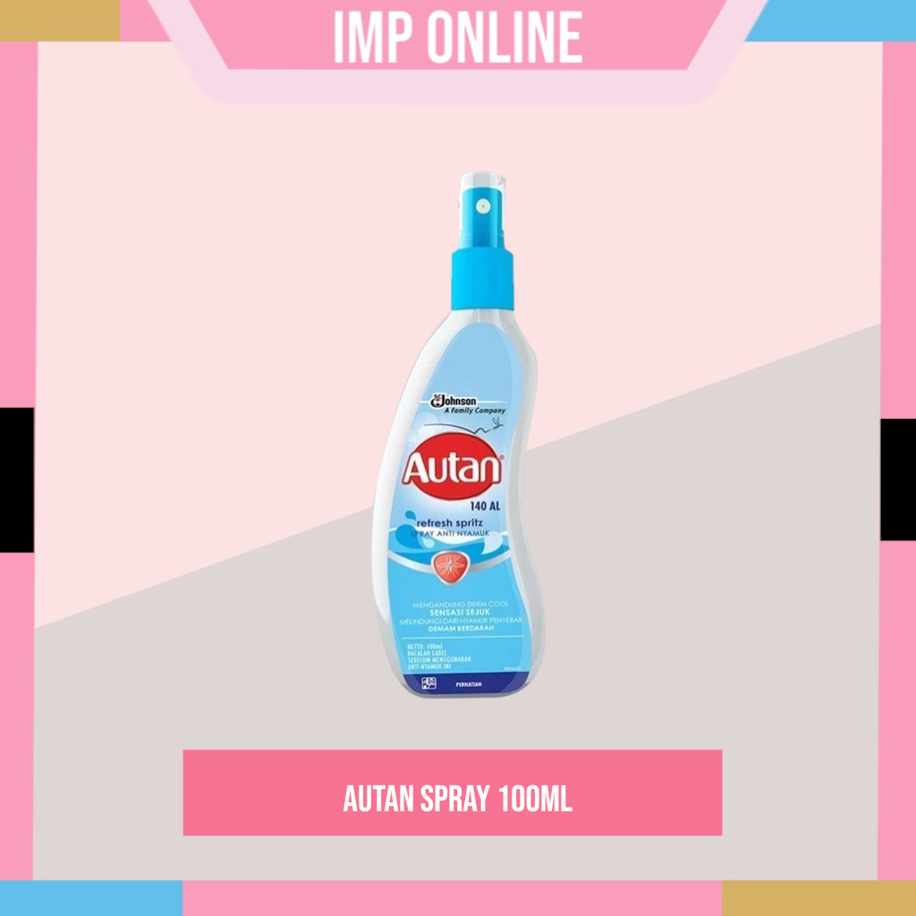 Jual IMP- Autan Spray Cair Anti Nyamuk Botol 100ml / Autan Spray Anti ...