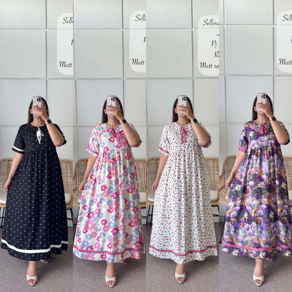 Jual [COD] DRESS MOTIF//DRESS BARU//DRESS MURAH//DRESS VIRAL | Shopee ...