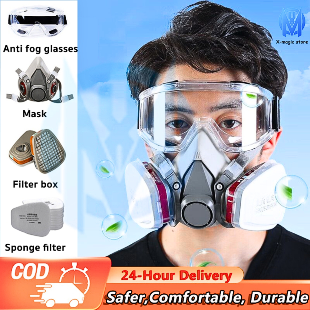 Jual PUSAT Taffguard Masker Gas Respirator Full Face + Kacamata Beracun ...
