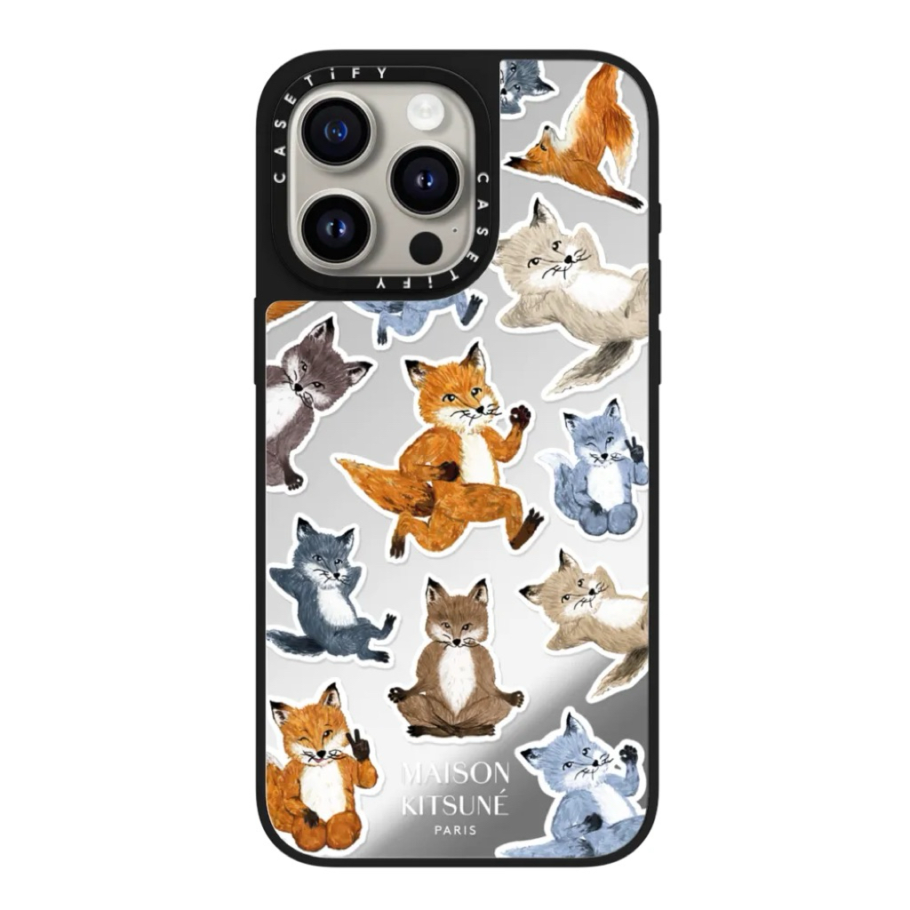 Jual ‼️ PRE-ORDER ‼️ MAISON KITSUNE FOX MEDLEY MIRROR/ BLACK
