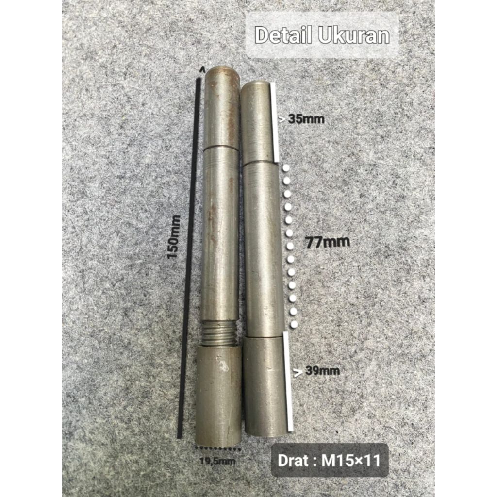 Jual As Roda Mesin Tanam Padi | As Roda 17 mm (Masuk Klaher) | Shopee ...