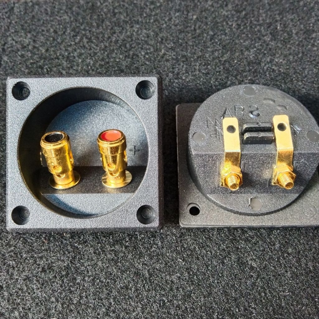 Jual terminal box speaker jepit binding post Gold PEER | Shopee Indonesia