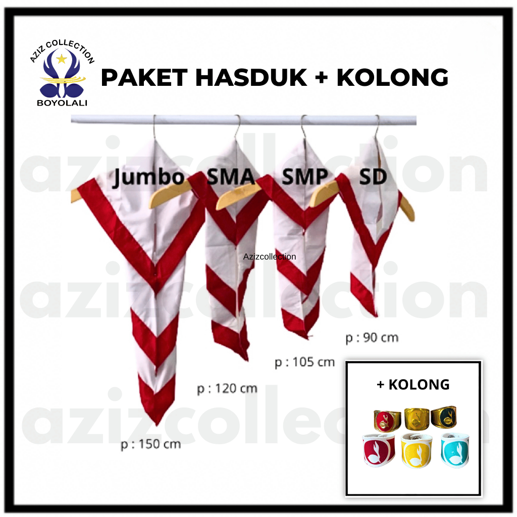 Jual HASDUK + KOLONG PRAMUKA MERAH PUTIH SIAGA PENGGALANG PENEGAK ...