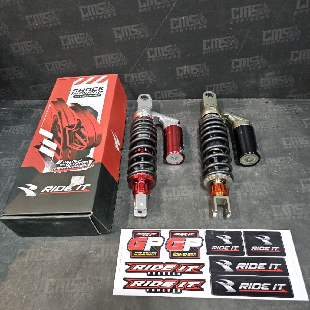 Jual Shockbreaker Shock Tabung Atas Ride it GP 299 Pro Series Vario 150 ...