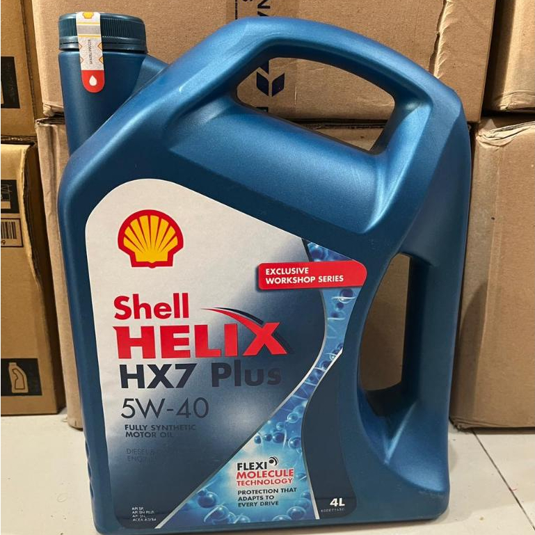 Jual Shell Helix HX7 Pluss 5W-40 (4L) Oli Mesin Mobil | Shopee Indonesia