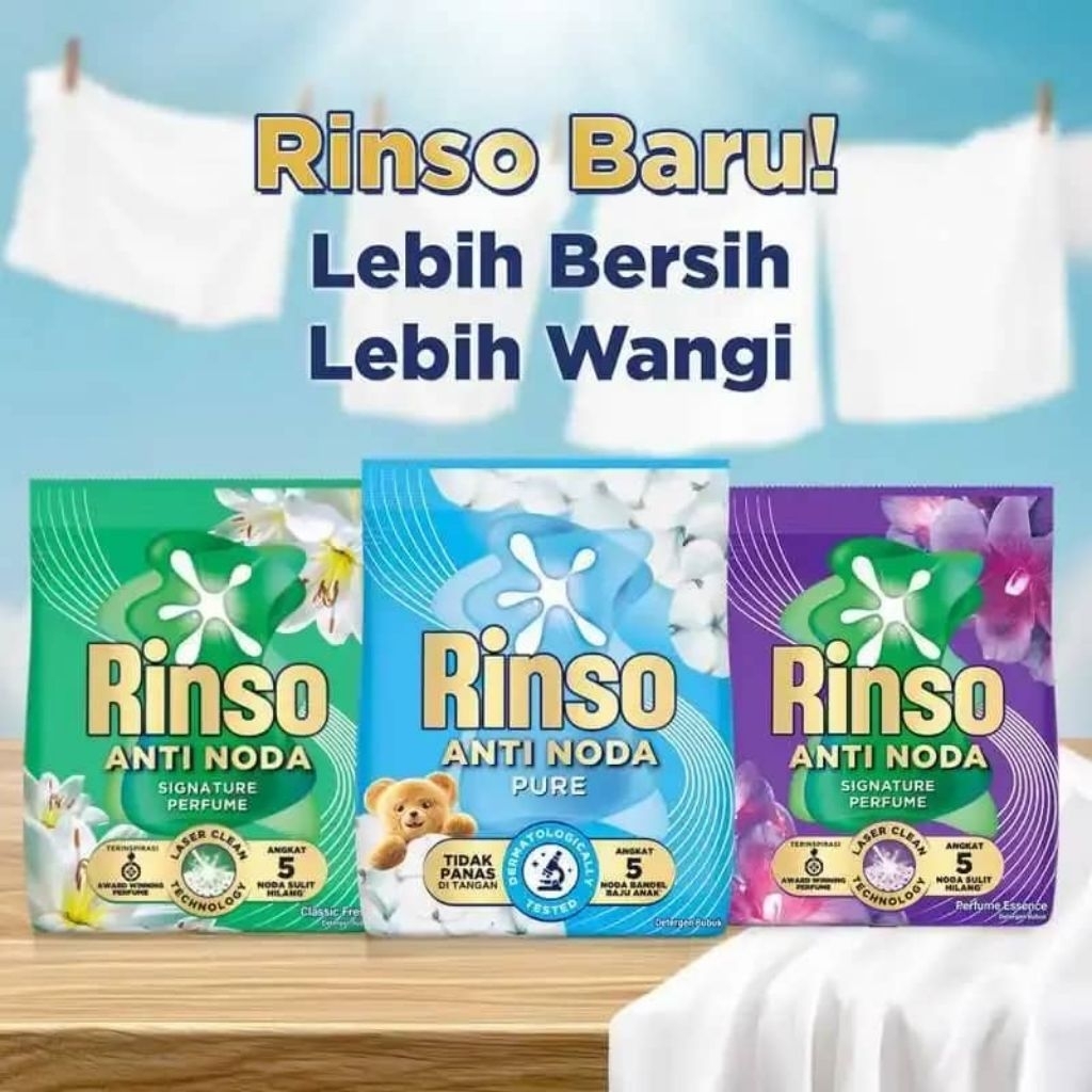Jual Rinso Detergent Bubuk Kemasan 1,440 Gram | Shopee Indonesia