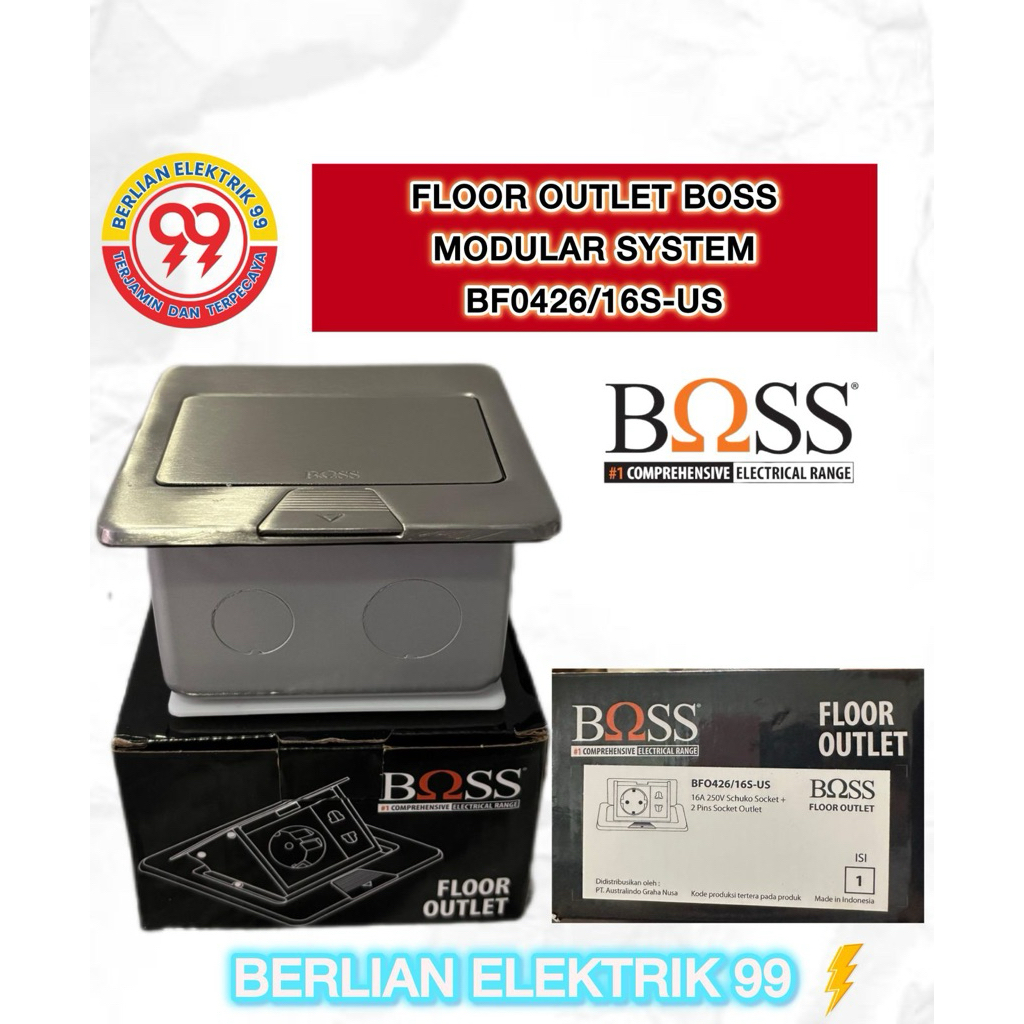 Jual Stop kontak lantai BOSS/Floor outlet | Shopee Indonesia