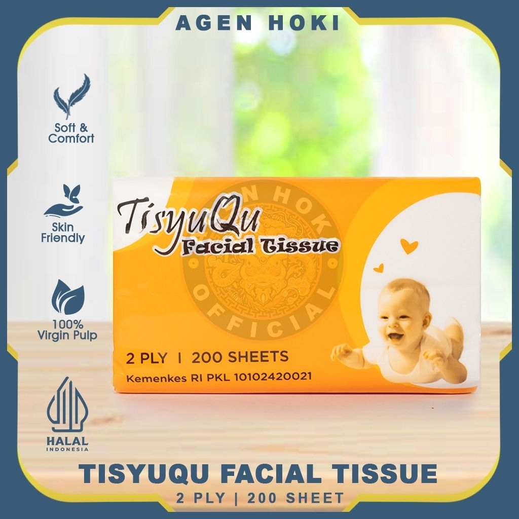 Jual Tisu Wajah TISYUQU 200 Sheet 2 Ply Lembut - Facial Tissue | Tisu ...
