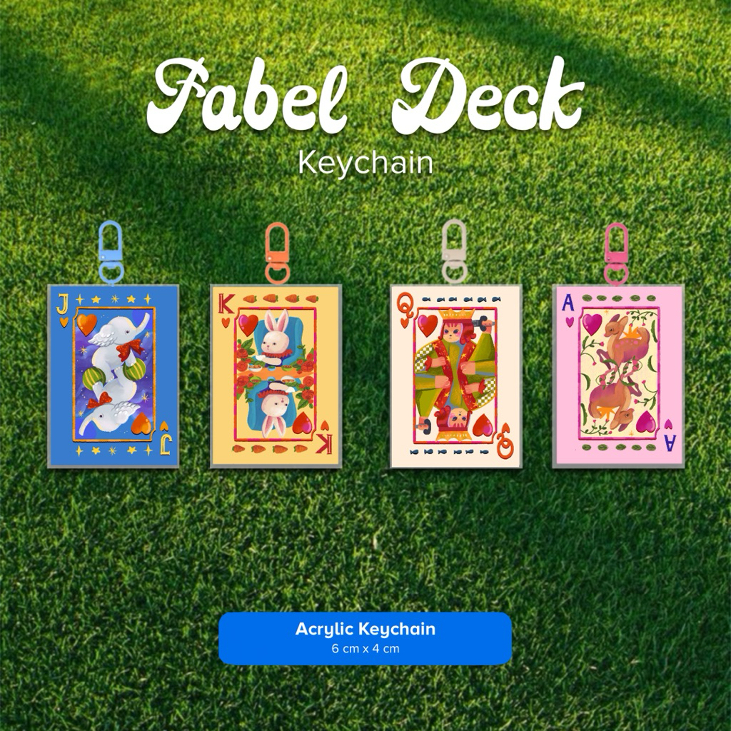 Jual Fable Deck Keychain Gantungan Kunci Kartu Dek | Shopee Indonesia