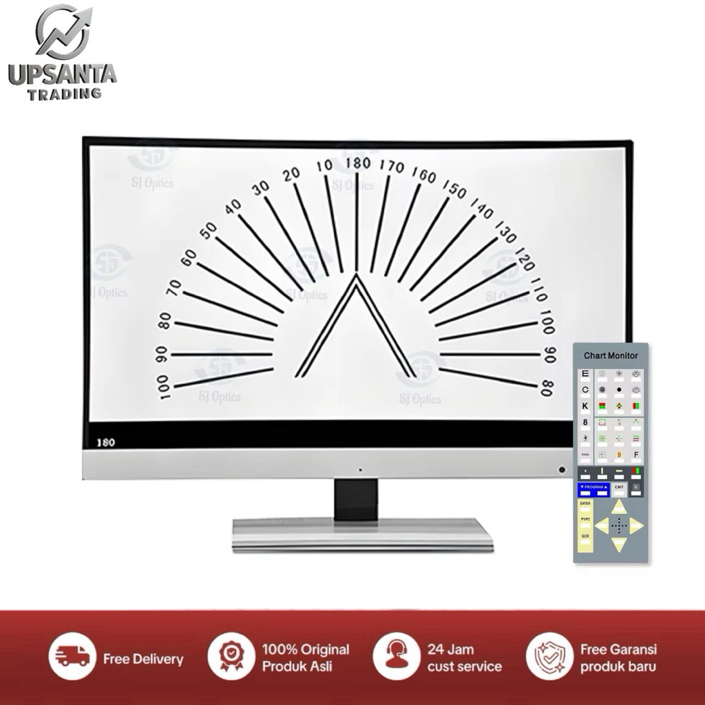 Jual LCD Vision Chart CM-1900C | Monitor Visual Mata dengan Remote ...