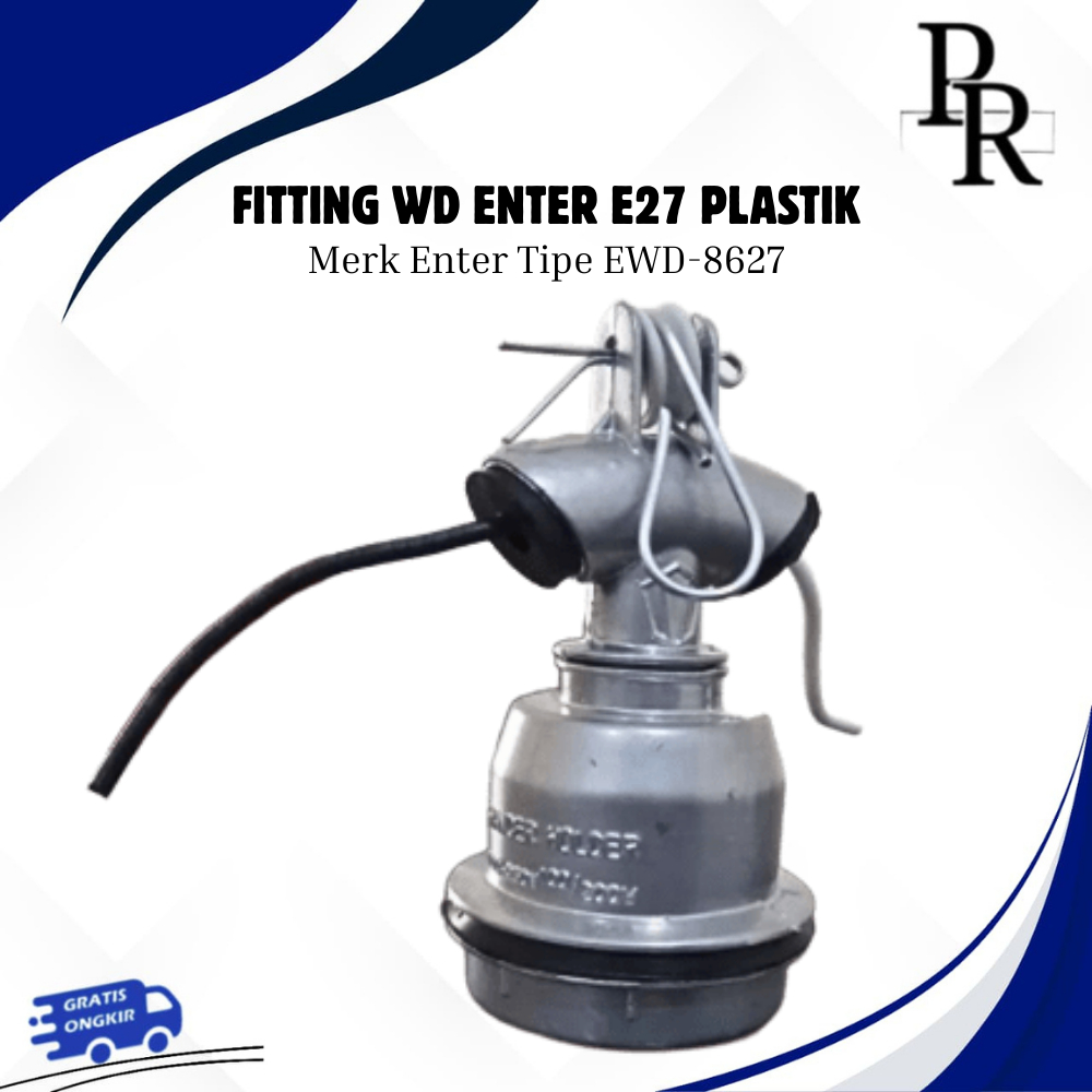 Jual FITTING WD ENTER EWD8627 E27 PLASTIK | Shopee Indonesia