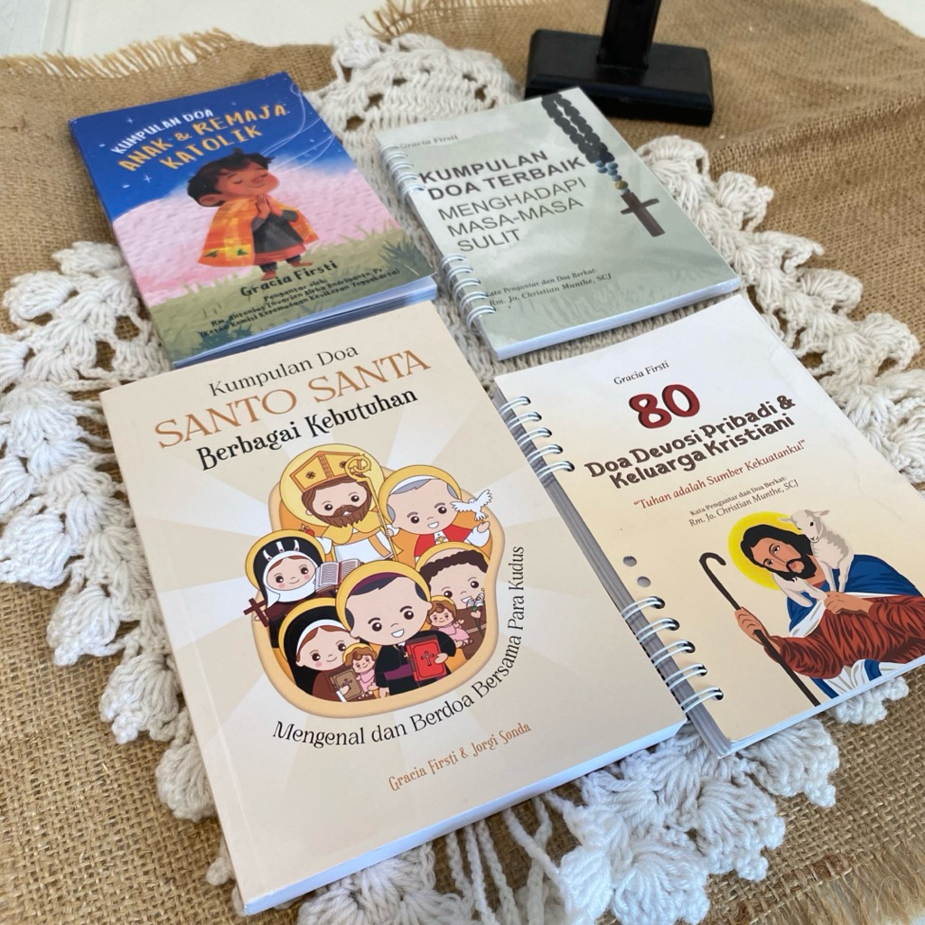 PAKET Buku Doa Katolik : 80 Doa Devosi Pribadi & Keluarga Kristiani + Doa Anak 4