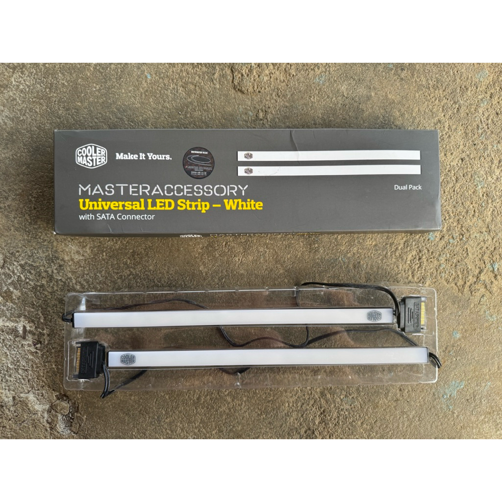 Jual cooler master led strip magnet pc komputer putih white | Shopee ...