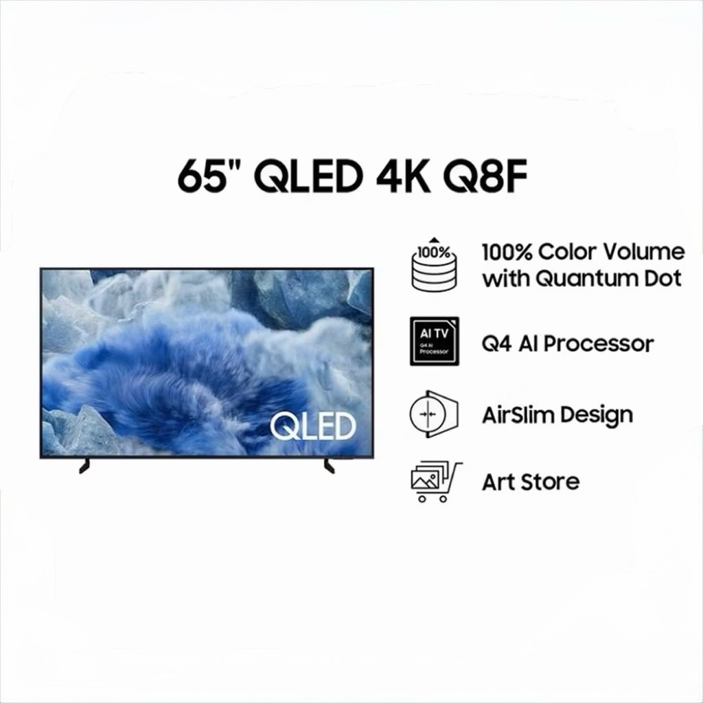 Jual Samsung 65 Inch QLED Q8F 4K Samsung Vision AI Smart TV (2025 ...