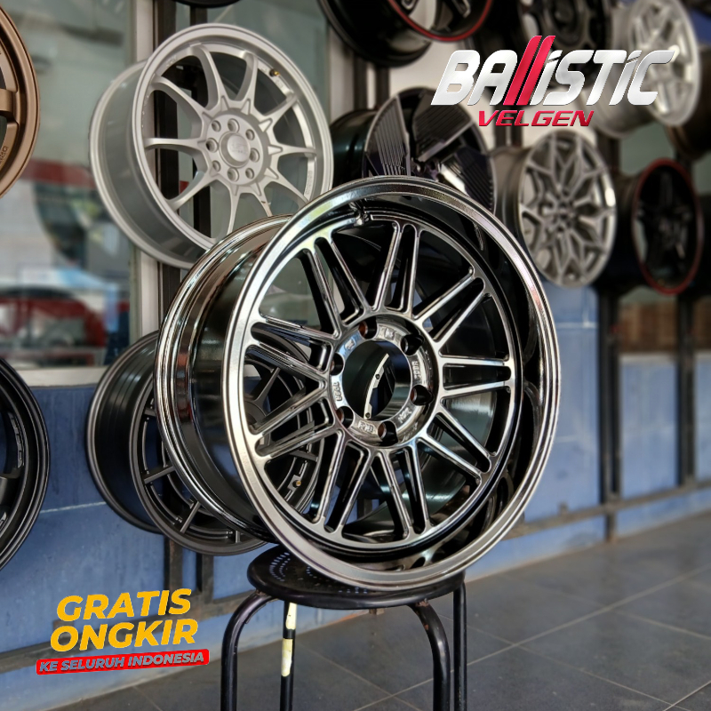 Jual Velg Pelek Racing mobil ring 18 lebar 9 et0 hsr toba r18 pajero ...