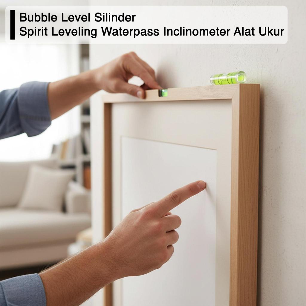Jual Bubble Level Silinder Spirit Leveling Waterpass Inclinometer Alat ...
