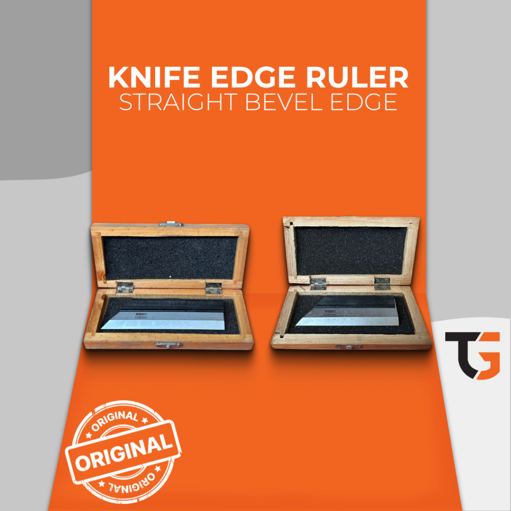 Jual Knife Edge Ruler - Straight Bevel Edge 100 & 125 | Shopee Indonesia