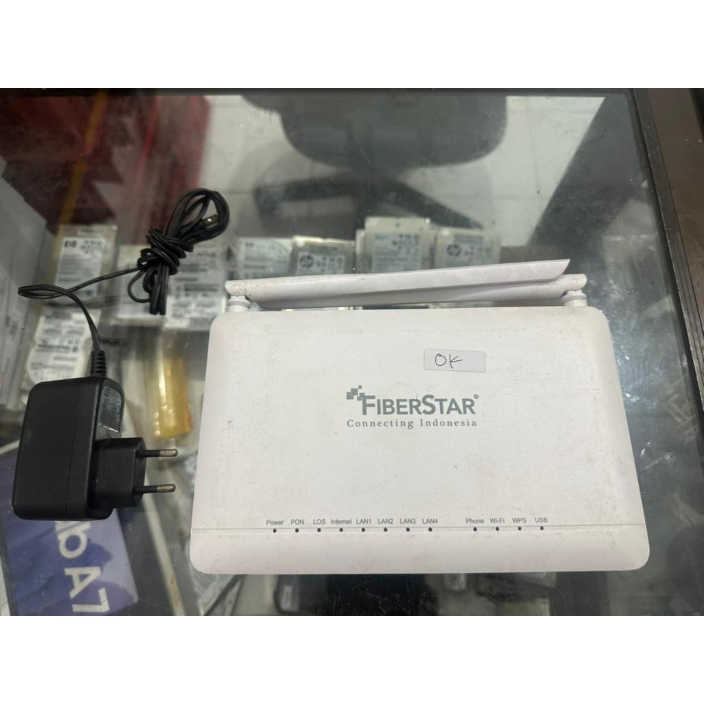 Jual Router ZTE FIBERSTAR GPON ONT ZXHN F670L + Adaptor Normal | Shopee ...