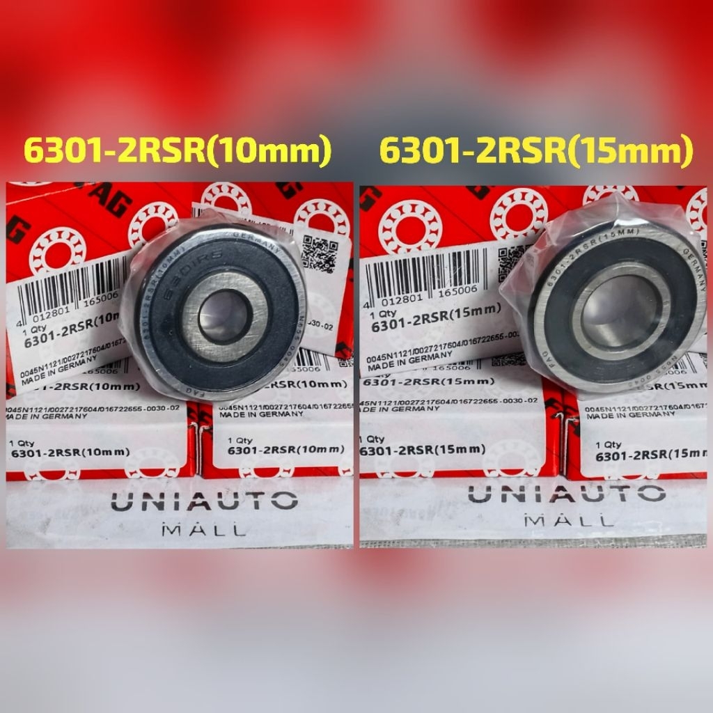 Jual BEARING FAG 6301 as 10mm as 15mm LAKER MOTOR MOBIL ELEKTRONIC ...