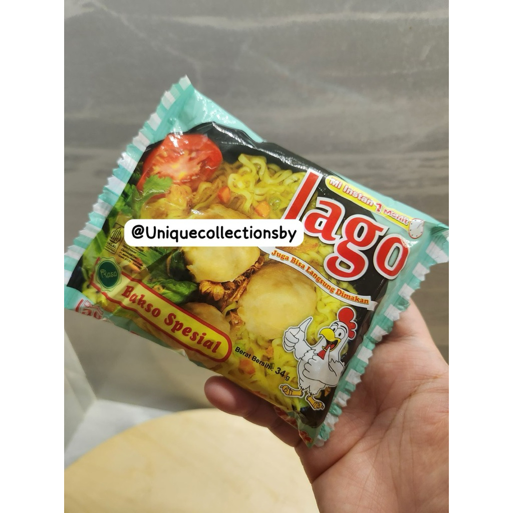 Jual [1 DUS isi 40pcs] MIE JAGO Bakso Spesial /Soto Ayam /Kaldu Ayam ...