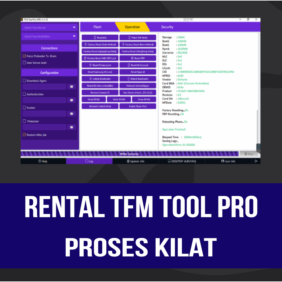 Jual RENTAL TFM TOOL PRO | Shopee Indonesia