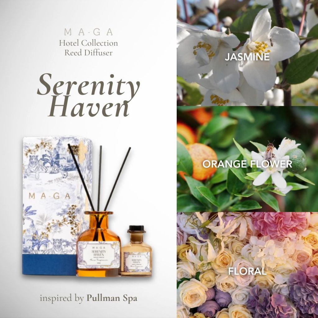 Jual MAGA Serenity Haven Reed Diffuser - Hotel collection inspired ...