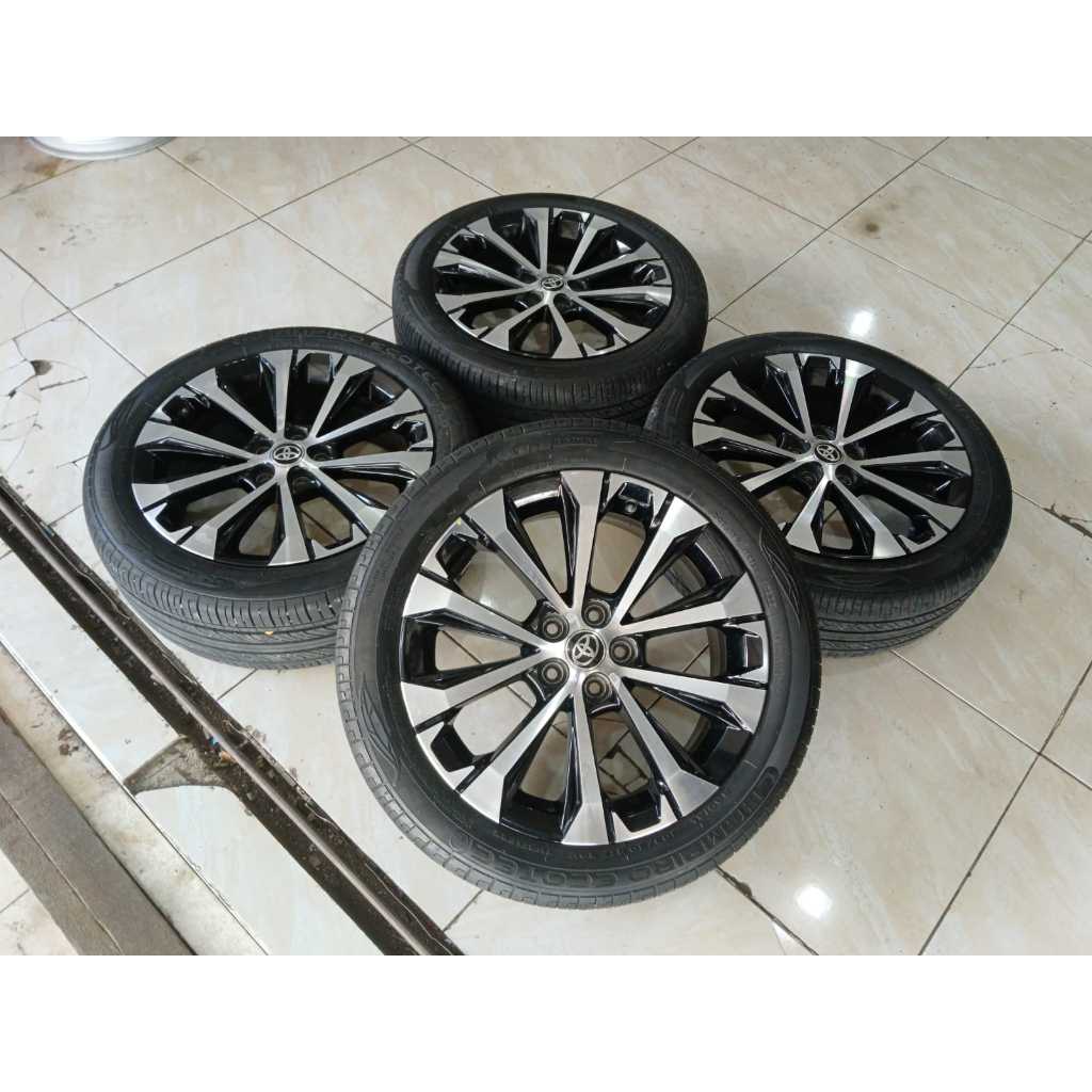 Jual Velg Second Toyota All New Veloz Ring 17 Pcd 5x100 Ban 205 50 R17 ...