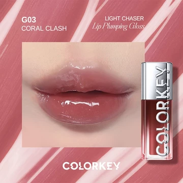 BEST DEALS BUNDLE 2PCS Colorkey Light Chaser Lip Plumping Gloss Lip Gloss Lipstik Makeup