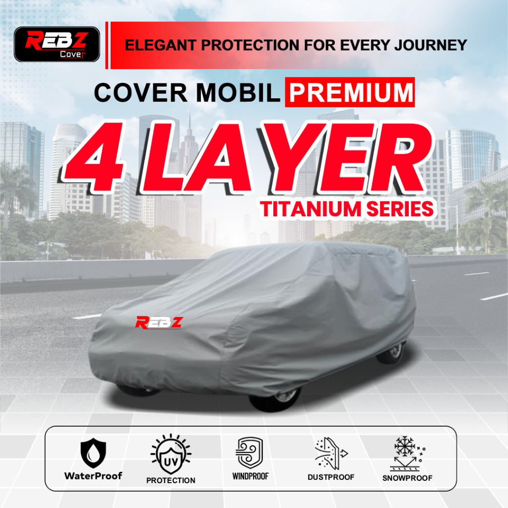 Body Cover Mobil Sarung Mobil Premium Avanza Xenia Calya Sigra Ertiga Lama Fronx New Yaris Grand Livina Raize Rocky Wrv Kuda Palisade 4 Layer Indoor Titanium Series Outdoor Terbaik Termurah | High Quality