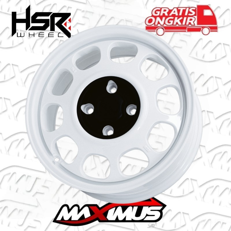 Jual velg hsr model klg r16 h4 white cocok ke brio ignis freed dll9 ...