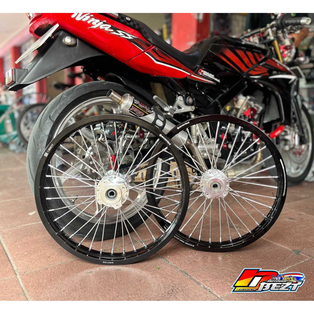 Jual velg set sepeda motor Ninja R ninja SS ninja RR AG style Tromol ...