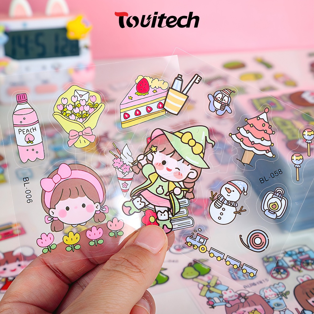 Jual Sticker Lucu Imut Karakter Random 1 Lembar | Shopee Indonesia