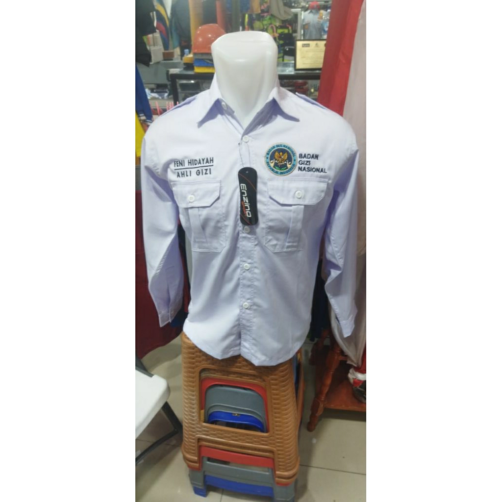 Jual Baju seragam SPPG dan MBG warna dan ukuran bisa costum | Shopee ...
