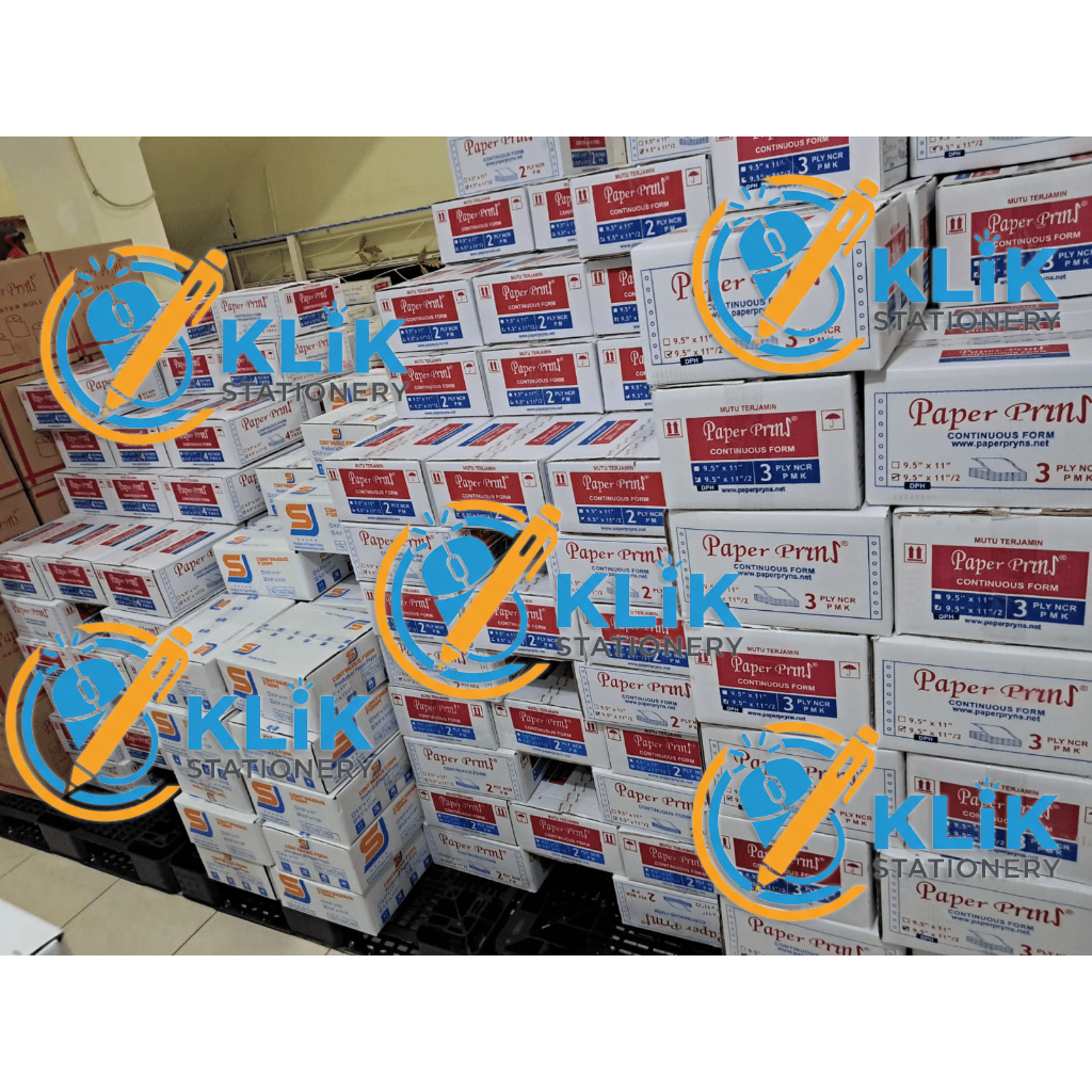 Jual KERTAS CONTINUOUS FORM 9.5 X 11 4 PLY PAPER PRINT FULL BAGI 2 K4 ...