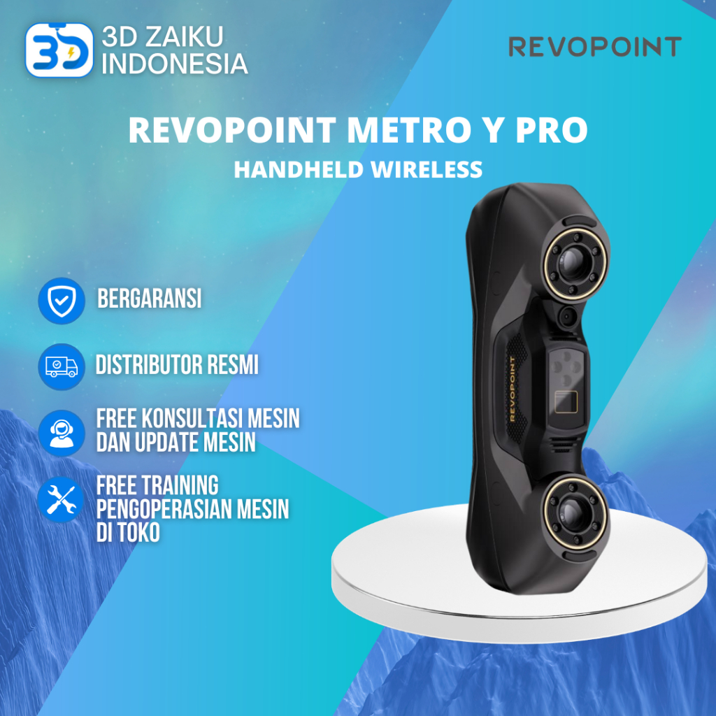 Jual Revopoint Metro Y Pro Handheld Wireless Blue Laser 3D Scanner Full ...
