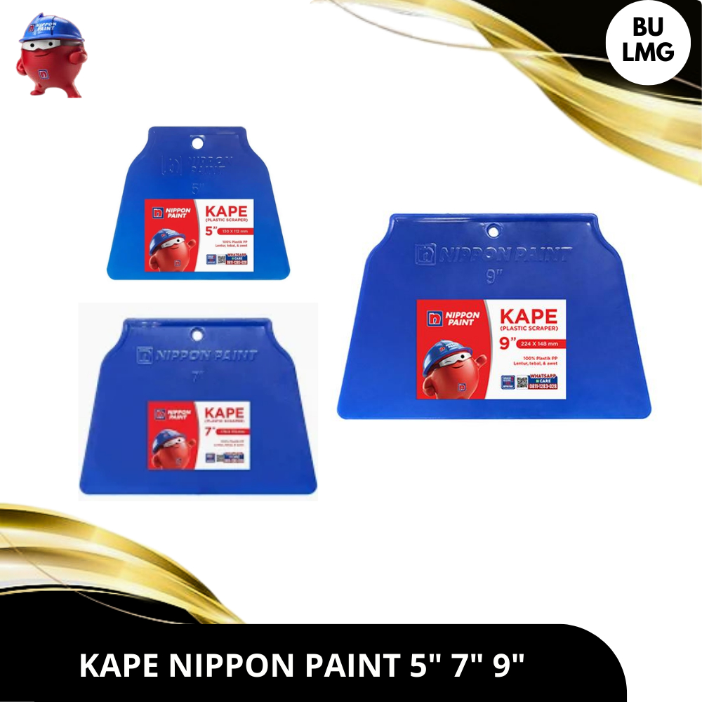 Jual Kapi Kape Plastik Nippon Paint // plastic scrapper | Shopee Indonesia