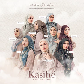 Seradia Hijab Segi Empat Motif Kasihé Collection Seradia X Dwi Handa