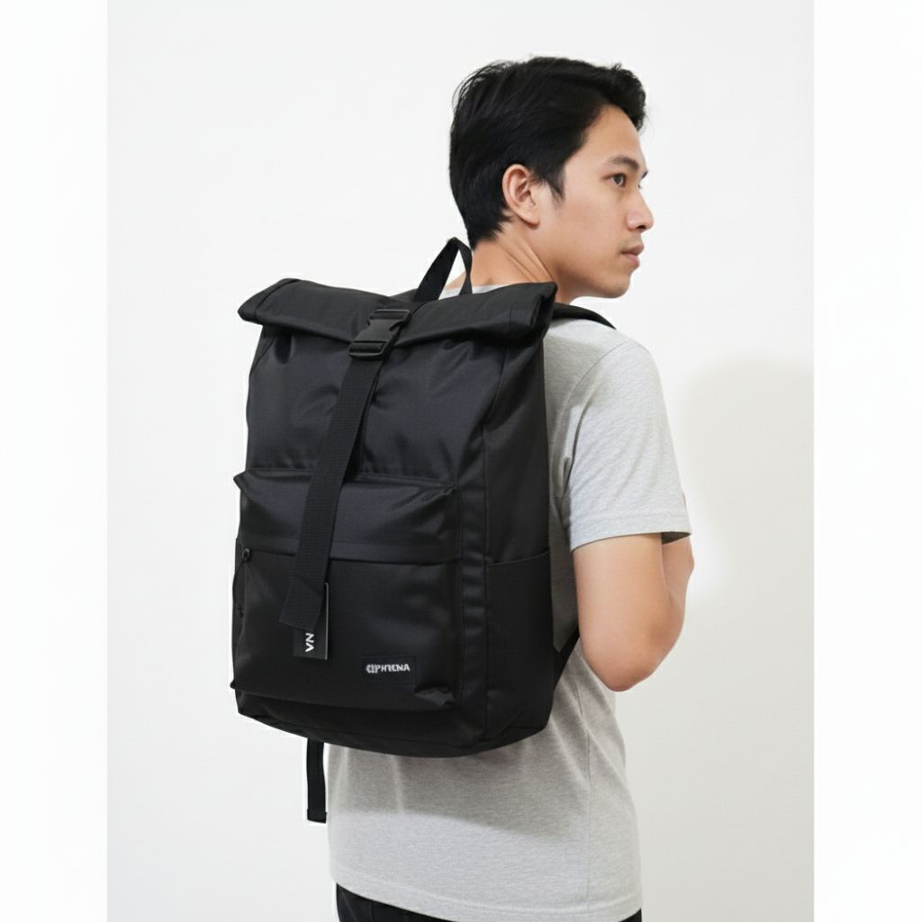 Jual TAS RANSEL BACKPACK ROLL TOP FASHION PRIA DAN WANITA | Shopee ...