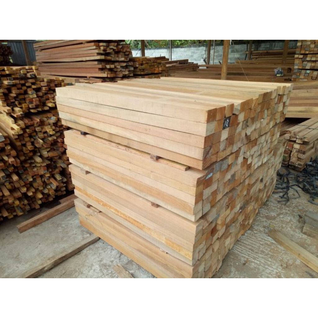Jual KAYU RENG 3X3X200 CM PAKET 10 BATANG KAYU RENG 3X3 PANJANG 2 METER ...