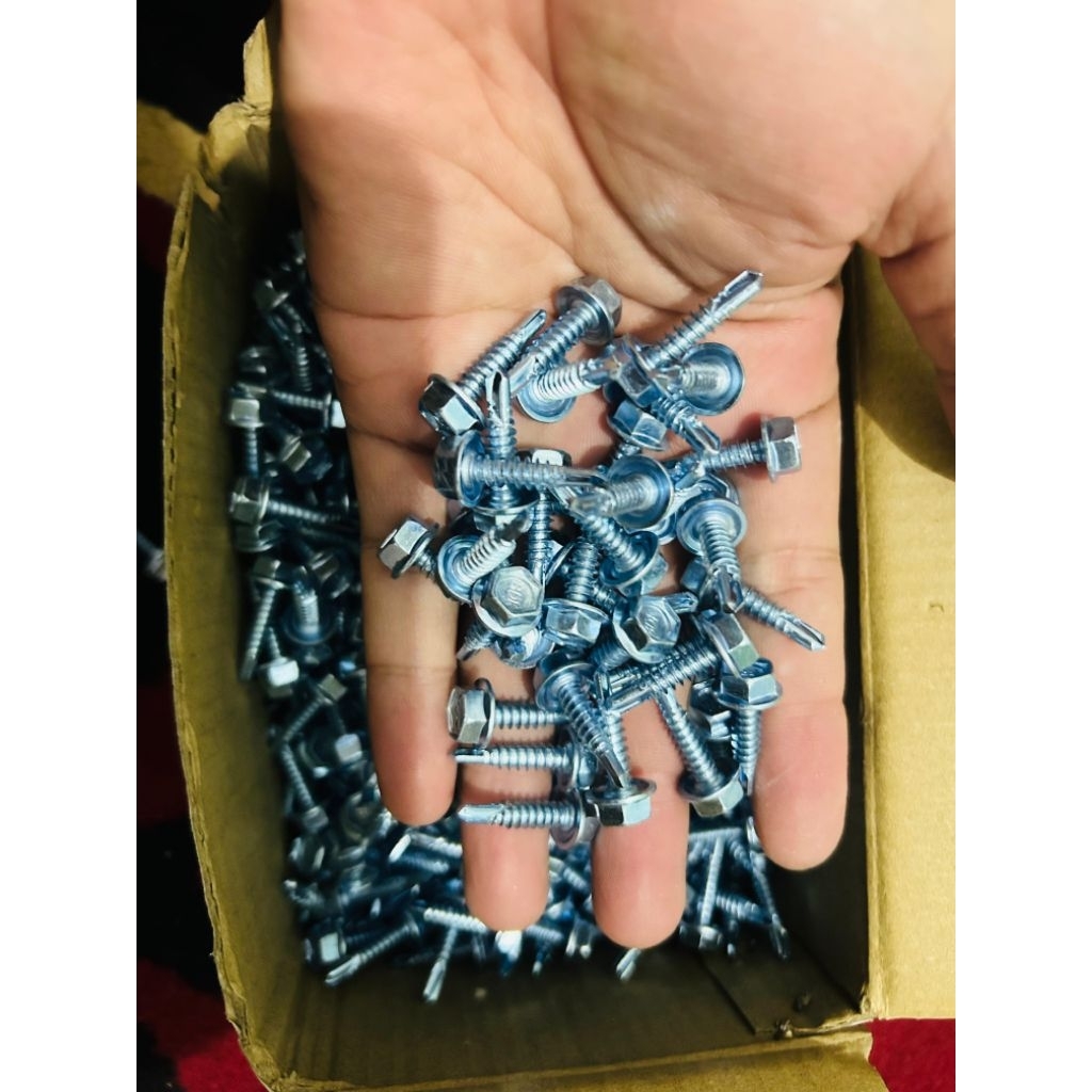 Jual Rumping Baja Ringan 10x19 Kepala Hex Washer – Self Drilling Screw ...