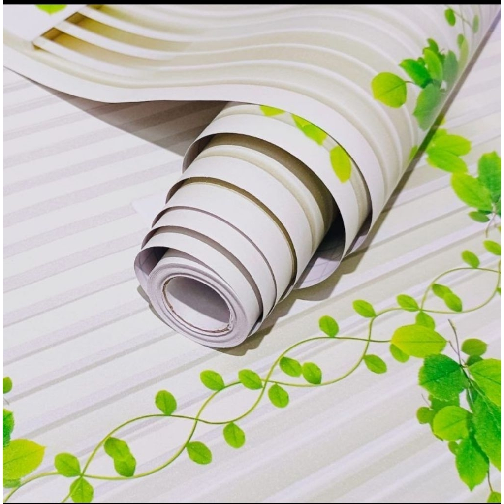 Jual WALLPAPER DINDING MOTIF DAUN RAMBAT | Shopee Indonesia