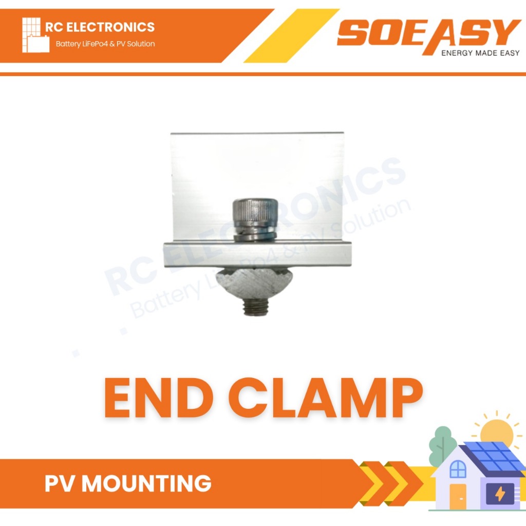 Jual Mounting solar panel End Clamp SOEASY | Shopee Indonesia