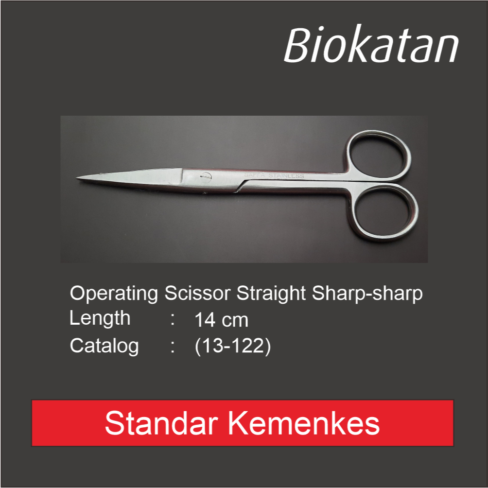Jual Operating Scissor Straight Sharp - Sharp / Gunting Operasi Lurus ...
