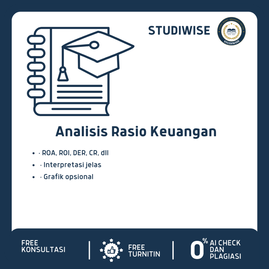 Jual Analisis rasio keuangan (ROA, ROI, DER, dll.) | Shopee Indonesia