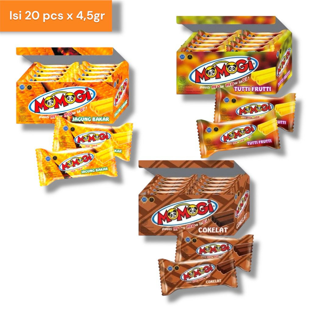 Jual MOMOGI ALL VARIANT ISI 20 PCS X 4.5GR | Shopee Indonesia