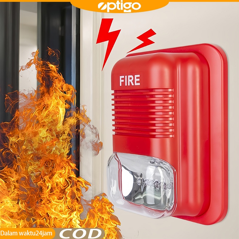 Jual Tanda Kebakaran Alarm darurat Horn Strobe / Fire Alarm Siren ...