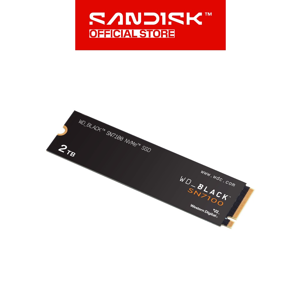 WD Black SSD SN7100 M.2 500GB / 1TB / 2TB PCIe Gen4 NVMe 2280 (3)
