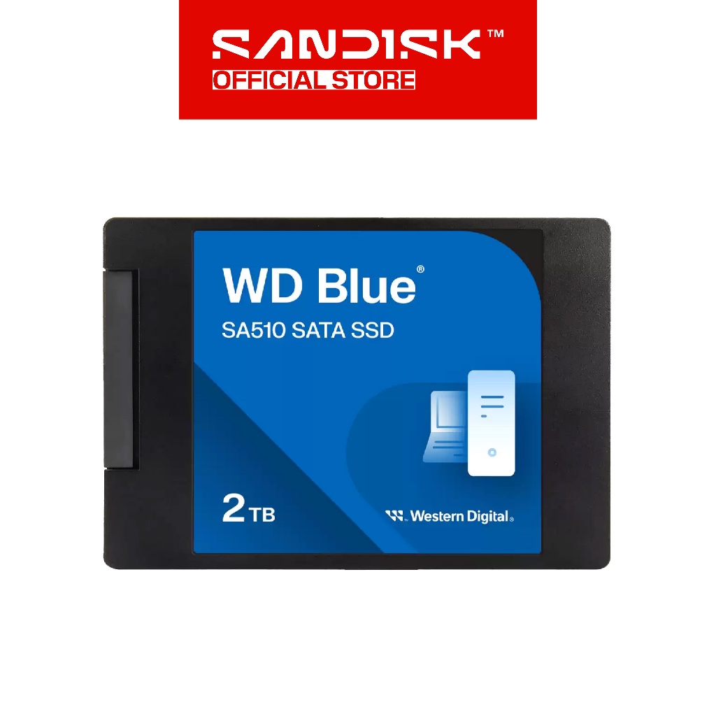 WD Blue SSD SA510 Internal 250GB / 500GB / 1TB / 2TB  SATA III 2.5" (4)