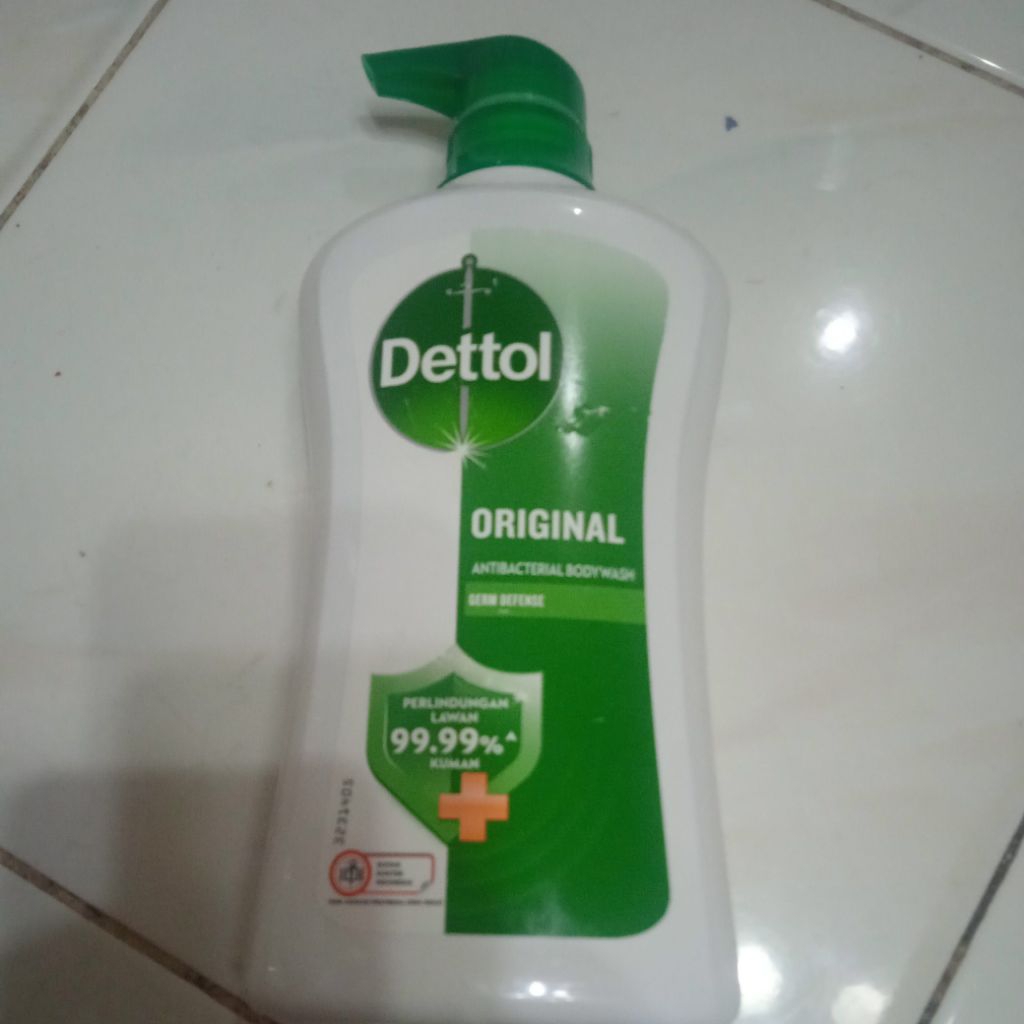 Jual Dettol Original Anti Bakterial Body Wash Germ Defense 625ml ...